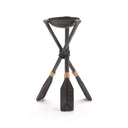 Kandly Paddle Candle Holder Sm Black