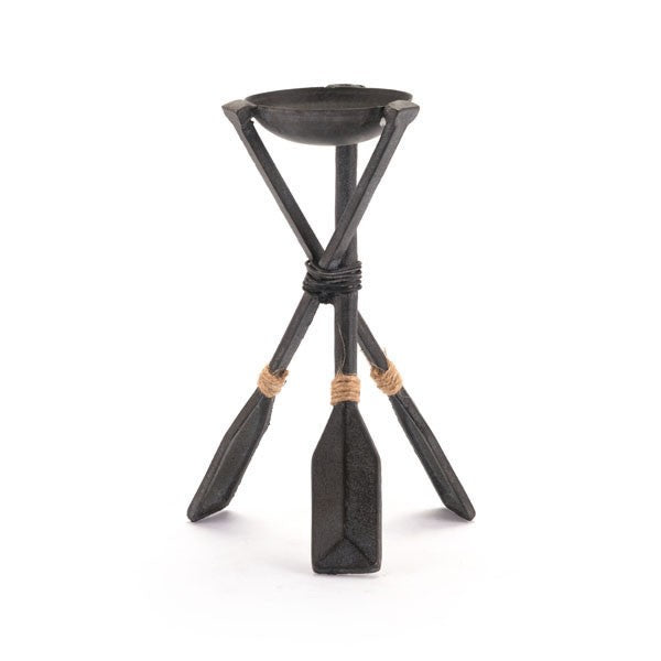 Kandly Paddle Candle Holder Sm Black