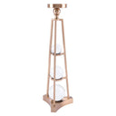 Kandly Candle Holder With Orbs Lg Antique Brass