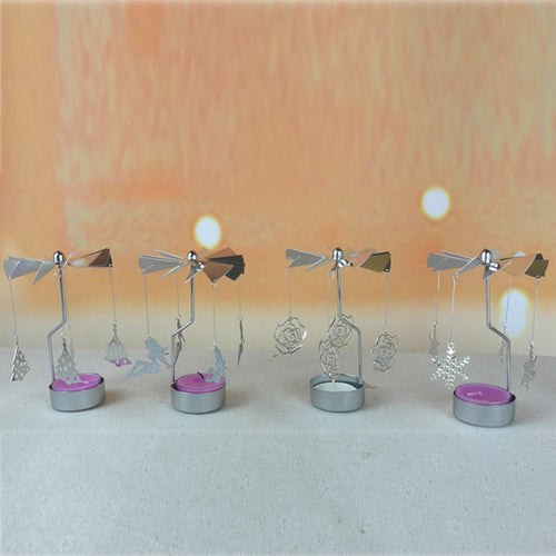 Rotary candle holder Spinning Tealight Candle