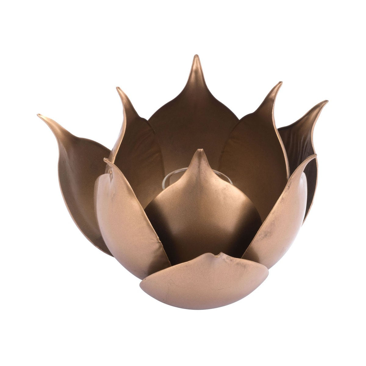 Kandly Lotus Candle Holder Gold
