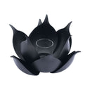 Kandly Lotus Candle Holder Black