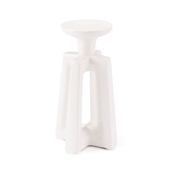Kandly Queen Candle Holder Sm White