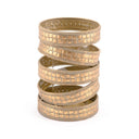 Kandly  Cinta Candle Holder Md Antique Gold