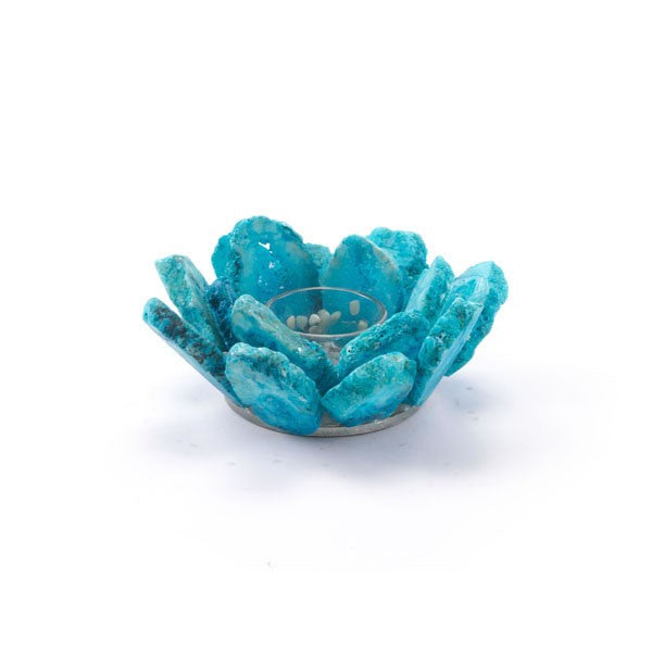 Kandly Blue Candle Holder Blue