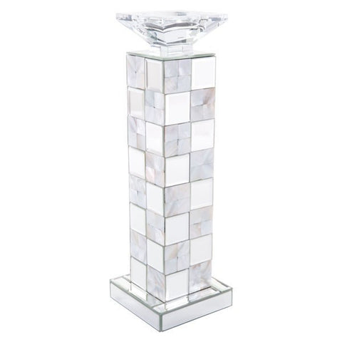 Kandly  Squares Candle Holder Lg Mirror And Mop