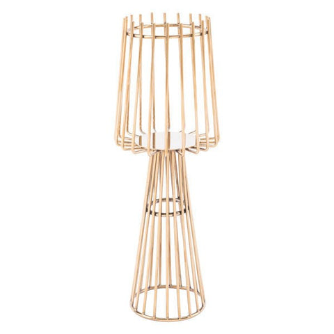 Kandly Lineal Candle Holder Antique Brass