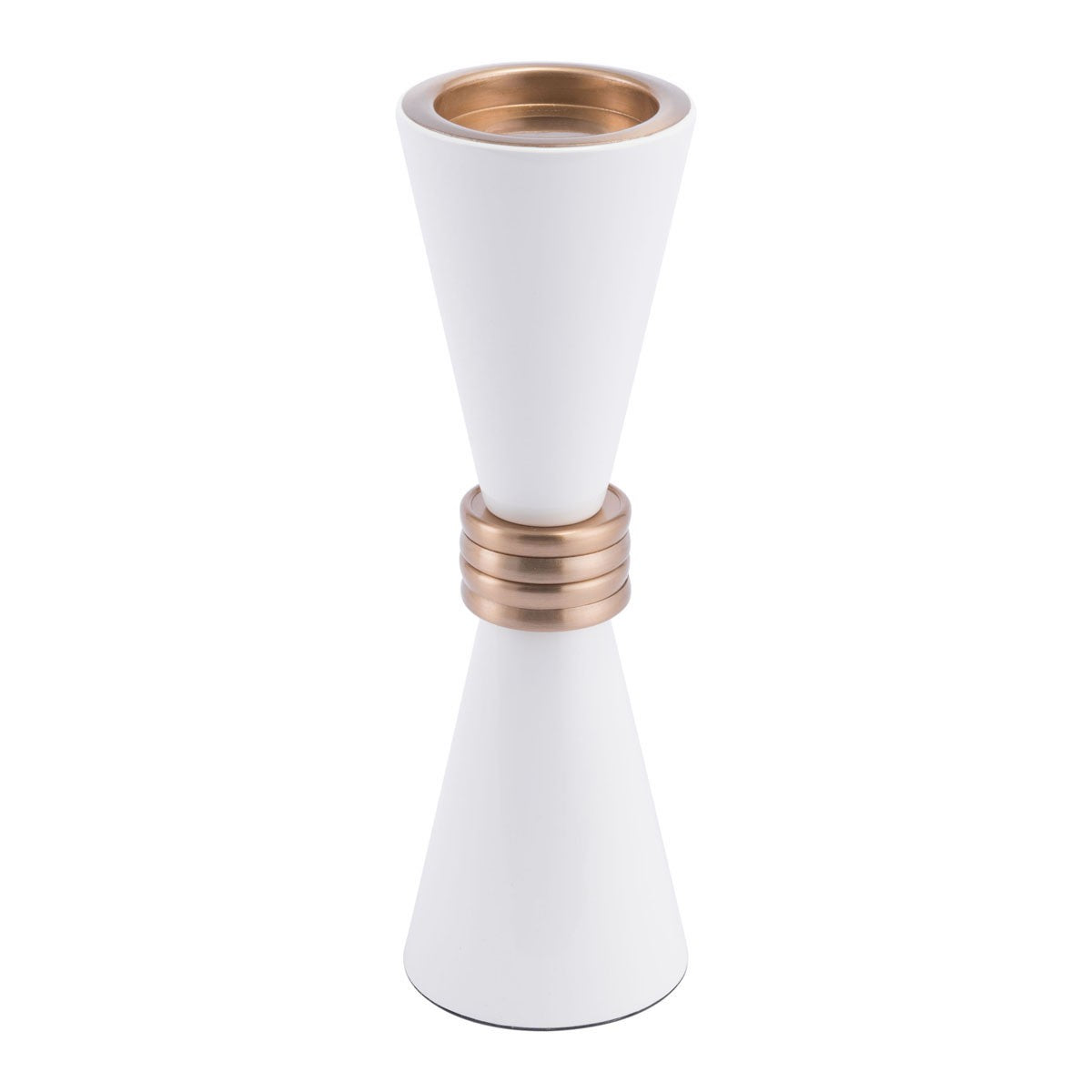 Kandly Olga Candle Holder White & Gold