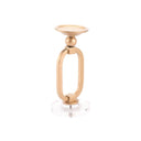 Kandly  Lucite Candle Holder Sm Gold