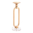 Kandly Lucite Candle Holder Lg Gold