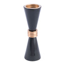 Kandly  Olga Candle Holder Black  & Gold
